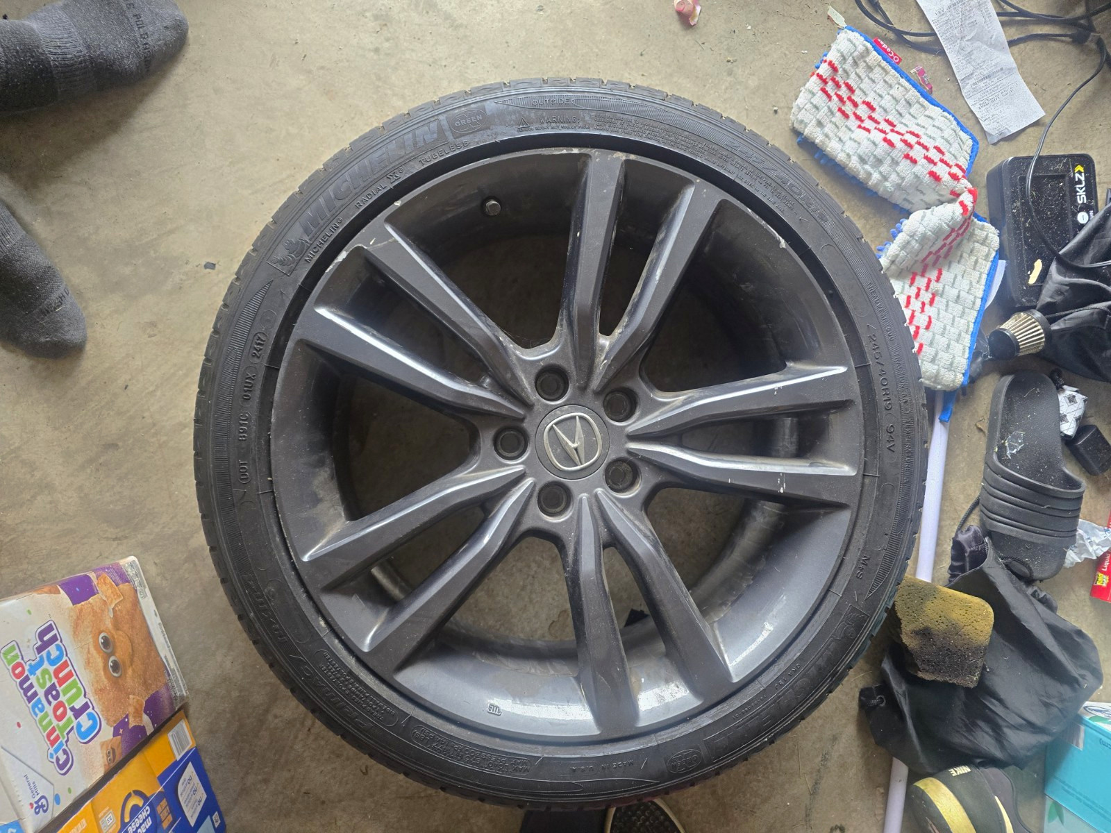 Acura TLX 2018 2019 2020 2021 19" OEM Wheel Rim 42700TZ3A91