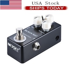 Upgraded Mini RAT Distortion Guitar Effects Pedal LM308 chip based on ProCo RAT