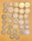 🔥 Lot of 32 Barber Silver Coins Most have dates some Culls