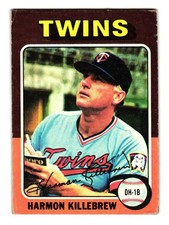 1975 Topps MINI Harmon Killebrew #640 Minnesota Twins HOF