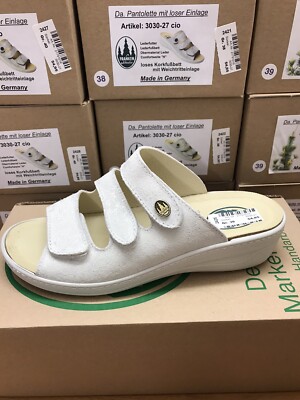 Damen Hausschuhe Pantoletten Wechselfußbett lose Einlage **NEU