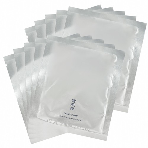 KOSE SEKKISEI MYV CONCENTRATE LOTION MASK 10Pcs Set New From Japan - Picture 2 of 2