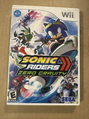 Sonic Riders: Zero Gravity (Nintendo Wii, 2008) CiB With Manual Tested Game