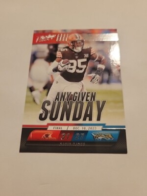 2024 Panini Prestige DAVID NJOKU #AGS-DNU Any Given Sunday Cleveland Browns