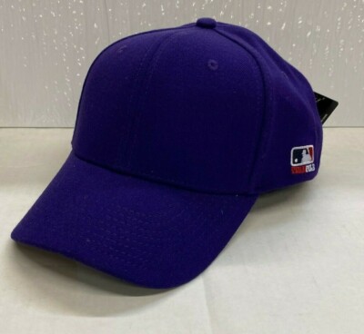 Team MLB Adult Purple Pro Flex Outdoor Baseball Cap