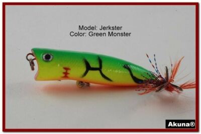 Señuelos de pca Topwater Popper 3D golpeó la onda de agua flotante Señuelos de pca Topwater Popper 3D golpeó la onda de agua flotante