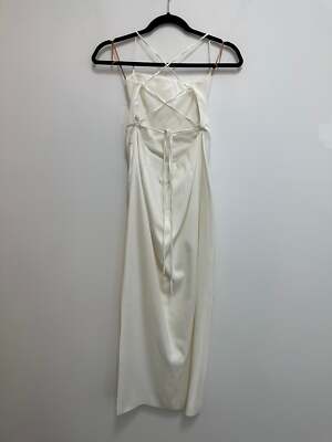 manning cartell status update backless dress Manning Cartell Drape Backless Dress in White SIZE 10 AU