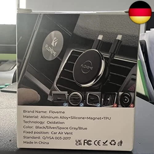 FLOVEME KFZ Handyhalterung Auto Magnet Lüftung, Universal Handyhalter Auto - Bild 8 von 12