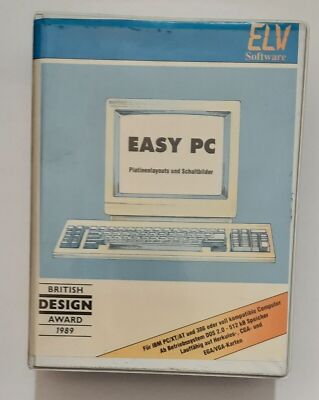 ELV Easy PC Platinenlayouts und Schaltbilder (5,25'' Disketten, 1990, OVP)