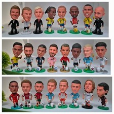 Mini Football Figures Ronaldo Messi Guardiola Ronaldinho Foden Cake Topper Toys