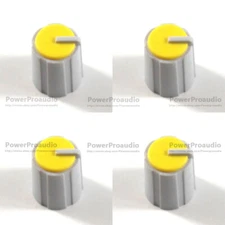 4pcs/lot yellow Rotary Potentiometer fader knobs  For Allen & Heath  GL2400 PA12