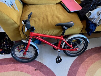 Islabike Cnoc 14 children's bike red fair condition UK