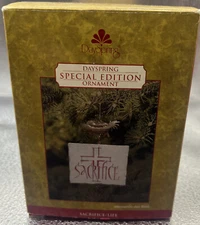 Dayspring Religious Christmas Ornament Sacrifice/Life 2002 Special Edition