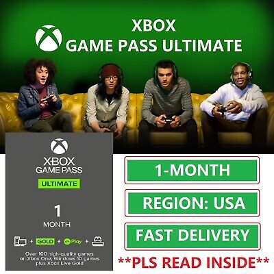 Xbox Game Pass Ultimate 2 Meses Para Xbox One/Séries - Envio