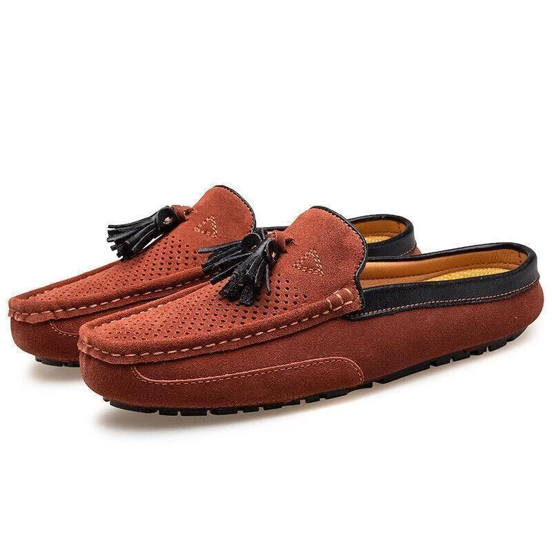 Men s Shoes Loafers Half Slippers Driving Boat Shoes Moccasin Gomminos Plus Size