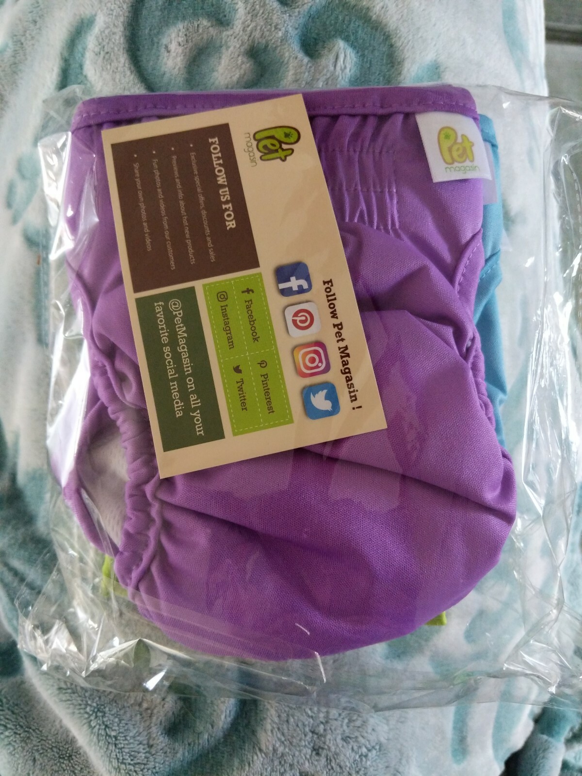 Pet Magasin Reusable Washable Dog Diapers Pack Of 3 Highly Absorbent