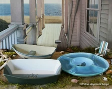 SEASIDE CHIP & DIP SERVER AND BOAT BAKERS – CAST OFF YOUR BLAH TABLE SERVICE!