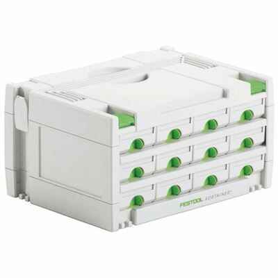 Festool SORTAINER SYS 3 SORT 12 491986 SYSTAINER mit 12 Schubladen