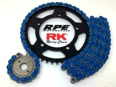 2005-2024 Suzuki DRZ400sm Colors RK Racing X-Ring Chain and Black