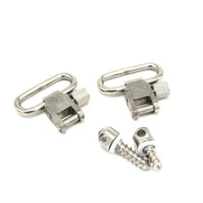 Silver Sling Swivels Set 1.0Inch Sling Swivels with Screws Studs For Rifle Sling