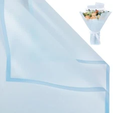 20 Sheet Flower Wrapping Paper - Waterproof Floral Bouquet Wrapping Paper Flo...