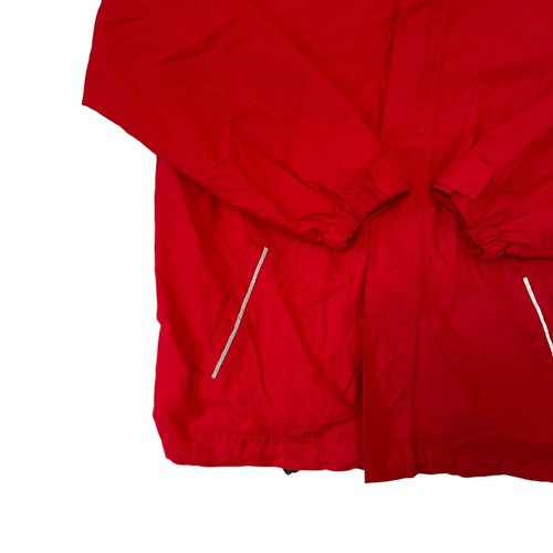 Hanna Andersson Red Anorak Jacket Lined Windbreaker Kids Unisex size 12 - Picture 2 of 8