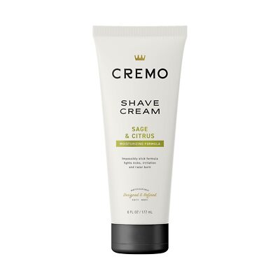 Cremo Sage & Citrus Shave Cream, Astonishingly Superior Ultra-Slick Shaving Crea