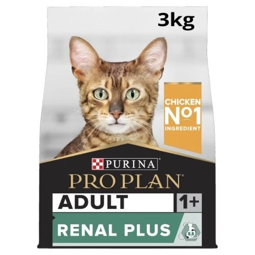 PRO PLAN Purina ProPlan OptiOriginal Adult Dry Cat Food Chicken 3kg - Pack of 4