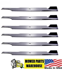 6 BLADES 61" CUT FITS FERRIS 1521227 5101756 SCAG 481708 482879  BAD BOY GRAVELY
