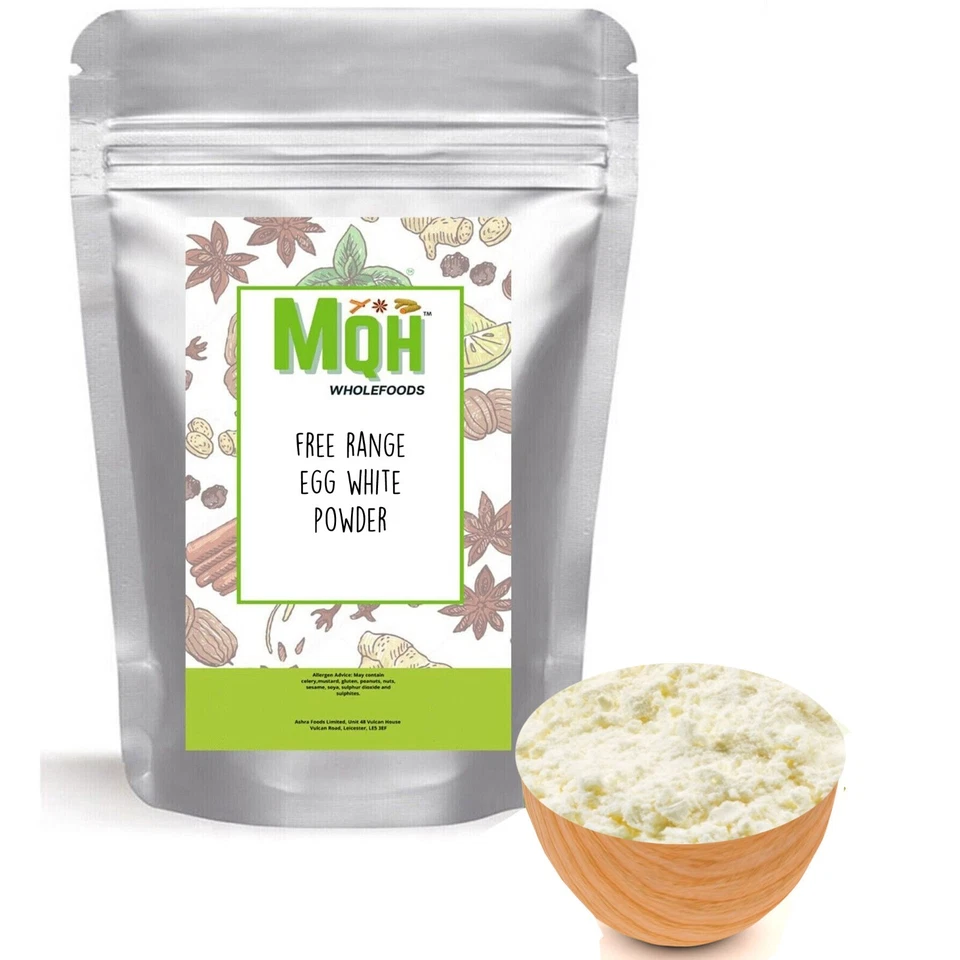 MQH WHOLEFOODS™ FREE RANGE Egg White Powder Cooking Baking | Albumin Protein Premium Quality!
