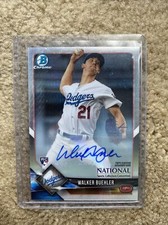 2018 Bowman Chrome Walker Buehler RC National Convention Auto /30 Dodgers