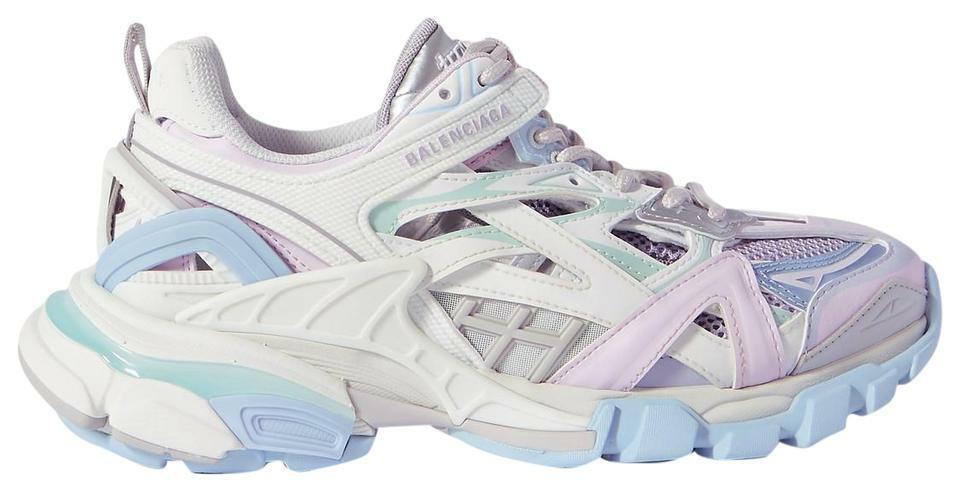 NIB BALENCIAGA EU38/US8 Track.2 Sneaker in white and blue NIB BALENCIAGA EU38/US8 Track.2 Sneaker in white and blue