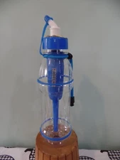 NOS SEYCHELLE EXTREME WATER FILTRATION SPORTS BOTTLE, CLEAR & BLUE