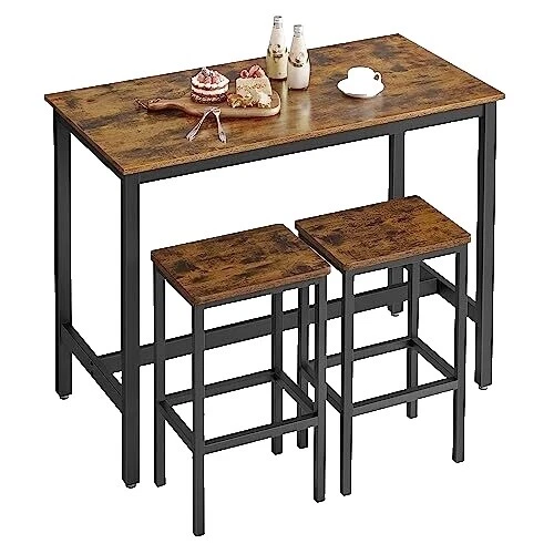 Mesas de comedor de hierro Lodge