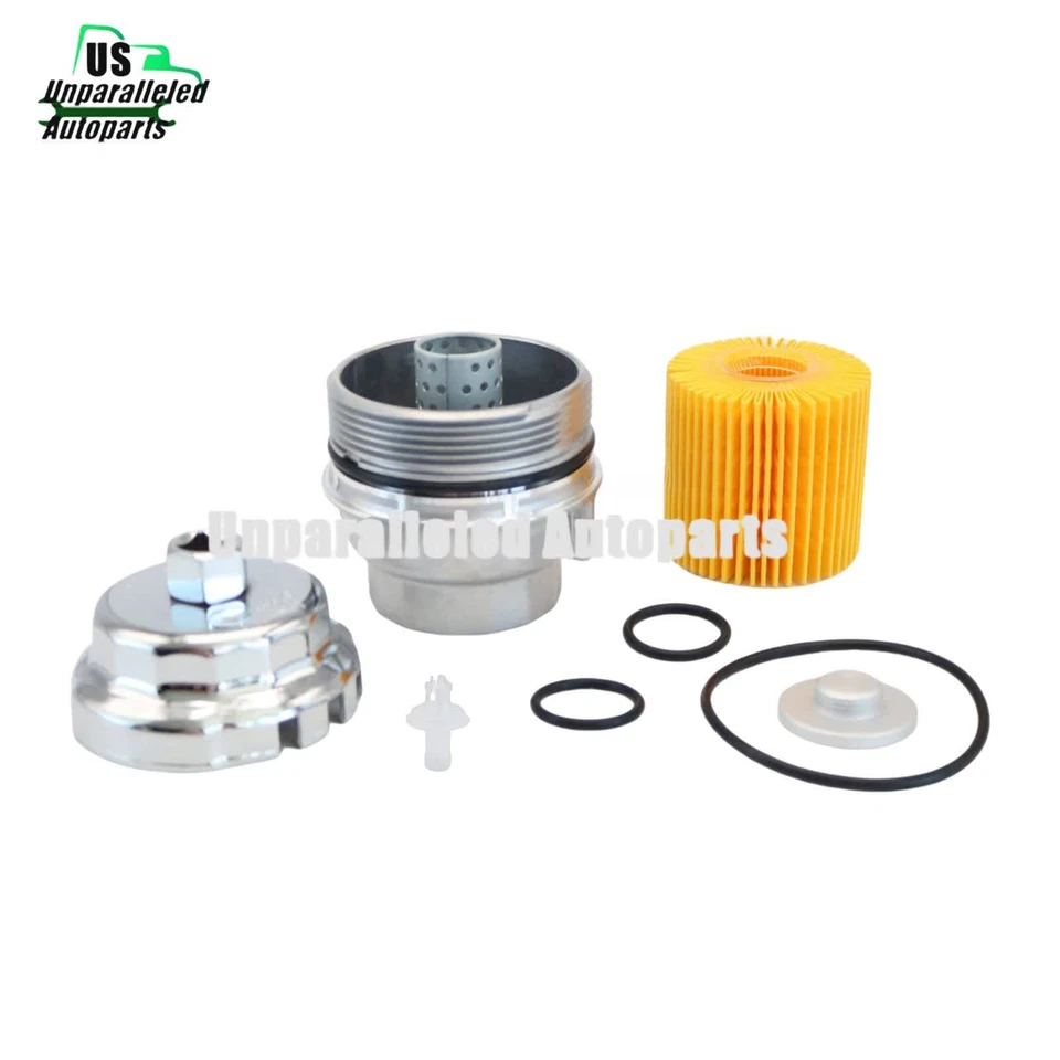 Filtro de aceite compatible con Toyota Lexus Camry 4Runner con tapa de carcasa y kit de llave EE. UU. Foto 2 de 4