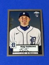 2021 Topps Chrome Platinum Anniversary Beau Burrows Rookie #42 Detroit RC (J)