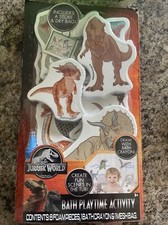 Jurassic World Bath Playtime Activity Kit With Dry Storage Bag