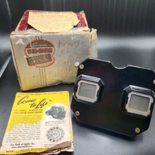 Vintage Sawyer's Bakelite View-Master Stereoscope with original box
