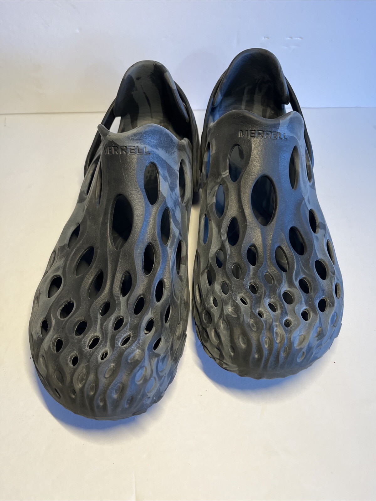 Merrell Hydro Moc scarpe sandalo acqua uomo taglia 13 nero grigio comode slip on