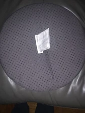 Project 62 Round Chairpad 16’ W, 100 % Cotton Dark Gray
