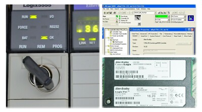 Allen Bradley 1756-L55/A 1756-M14/A ControlLogix Logix5555 Processor FRN:16.20*