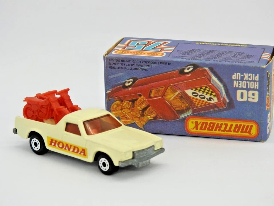 MATCHBOX SUPERFAST RARE VERSION HONDA HOLDEN PICK-UP No.60 VNM IN NM K BOX 1981 - Image 2 of 4