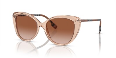 Burberry BE 4407 Peach/Brown Shaded (4088/13) Sunglasses | eBay