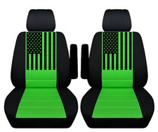 Truck Bucket Seat Covers Fits Nissan Titan 2010 To 2015 American Flag