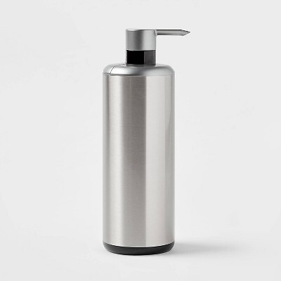 Touchless Soap Pump Metallic Gray - Threshold