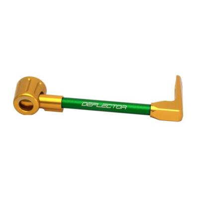 Accossato Hebelschutz gerade Bremse grün/gold Alu Anschluss 12mm-16mm
