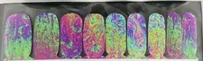 nail polish strips unbranded 18ct. Liquid Tie Dye. Read Description Below.