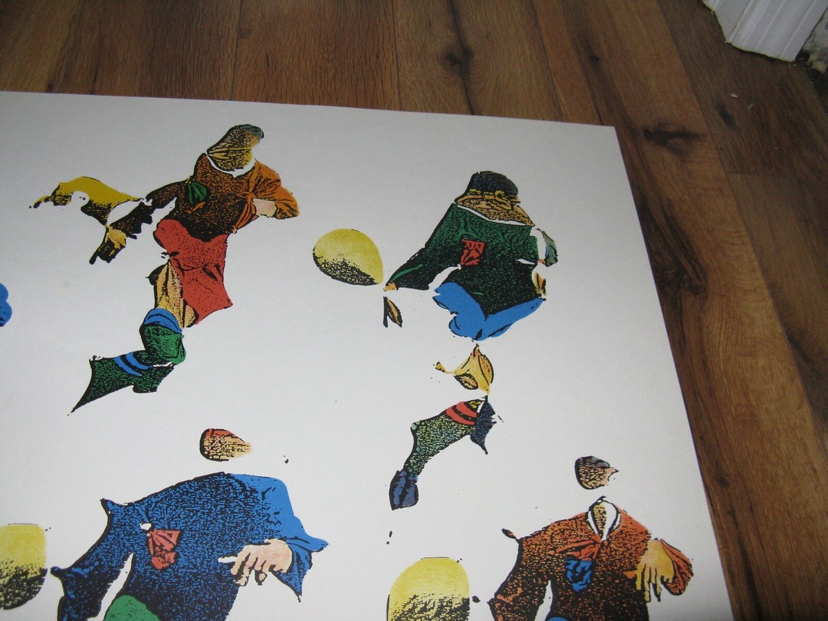 VTG 1982 Original Poster Spain Copa Del Futbol Mundial World