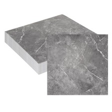 20Pcs 11.8"x11.8" Marble Peel and Stick Backsplash Wall Tiles, Grey/White