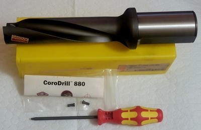  Sandvik Coromant 1.25'' A880-D1250LX38-04 Indexable Drill 4xD 1-1/4 CoroDrill